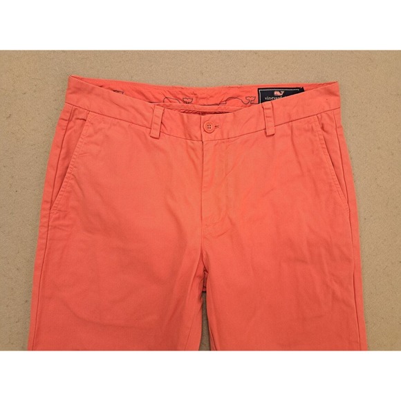 Vineyard Vines Pink Slim Fit Breaker Pants, Size 32x32 (Measures: 32x32) - Picture 2 of 11